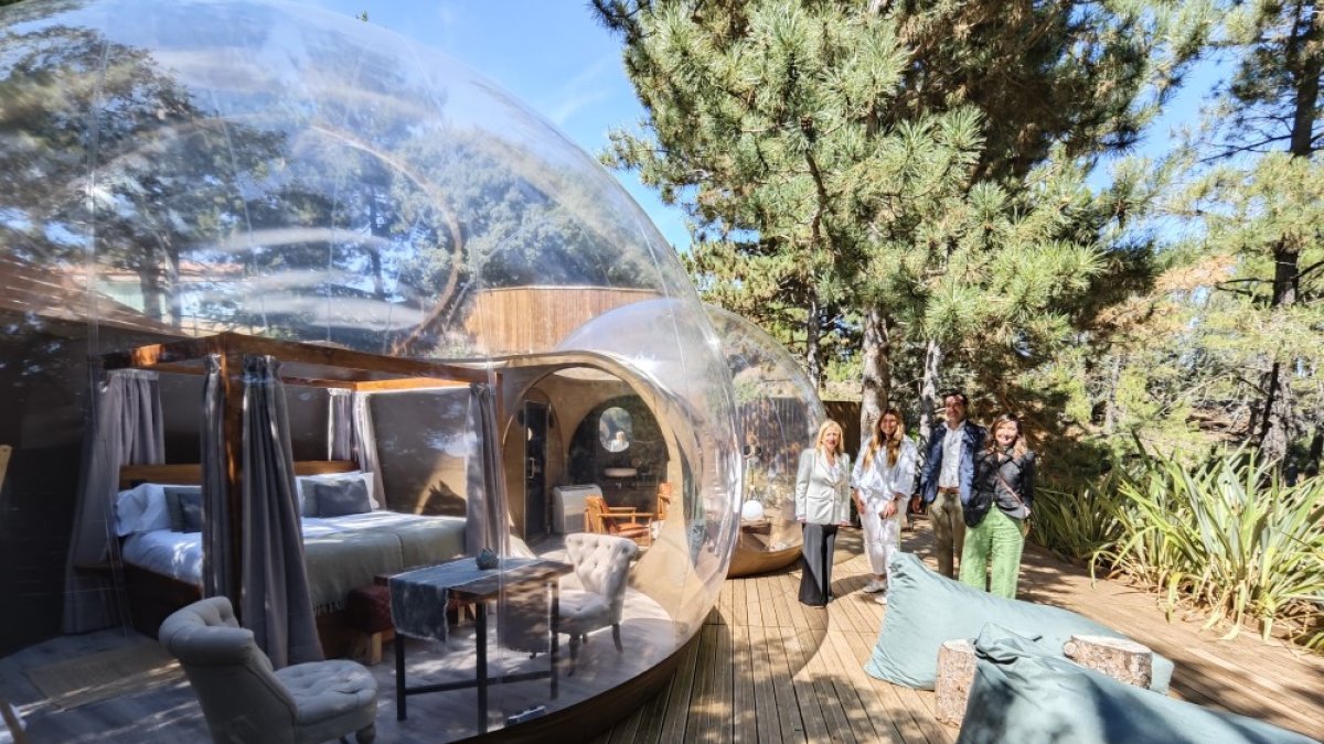 Visita a las instalaciones del nuevo hotel Finca San Marcos en las inmediaciones de Soria.