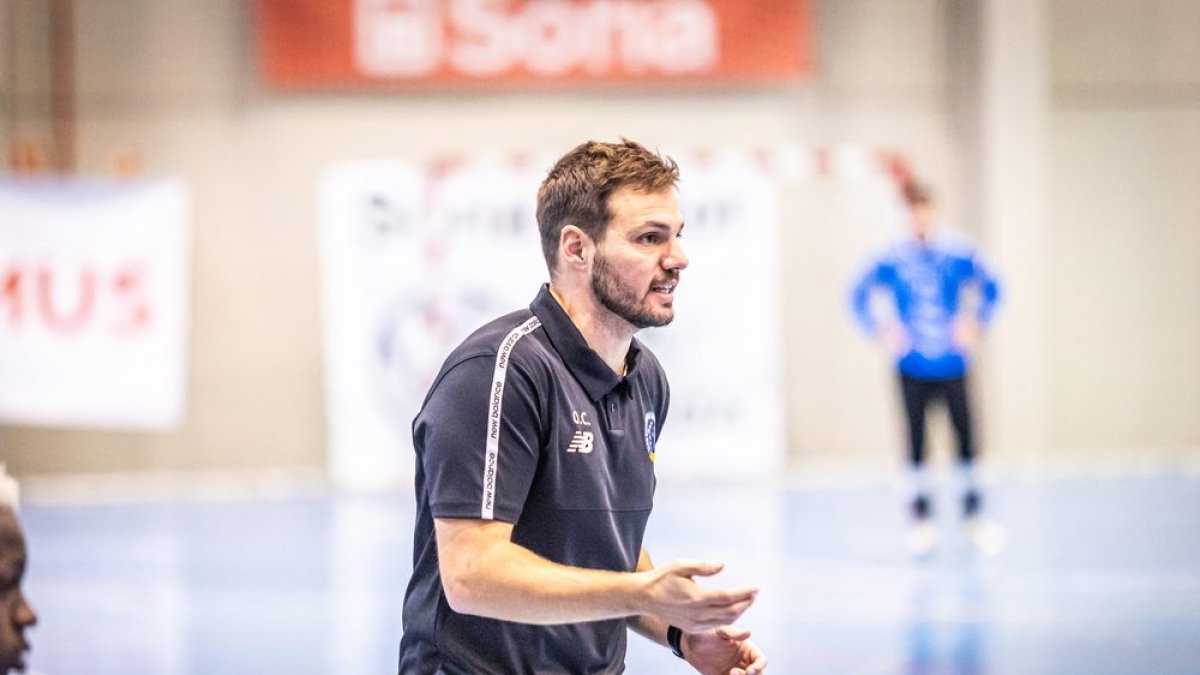 Oriol en un encuentro de esta temporada en la cancha del San Andrés.