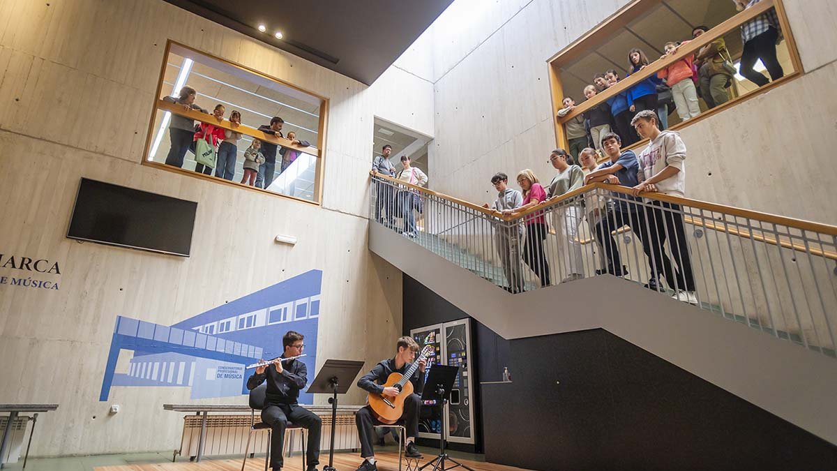 Microconcierto en el Conservatorio de inauguración del curso.