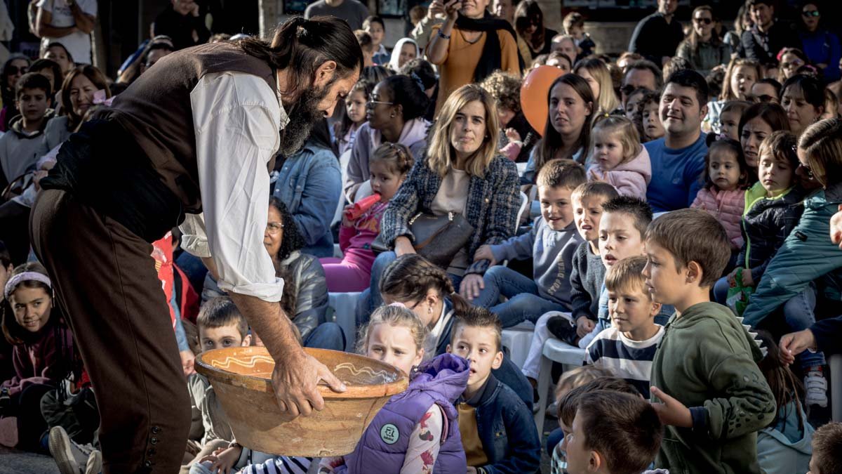 Juan Catalina en un momento del espectáculo.