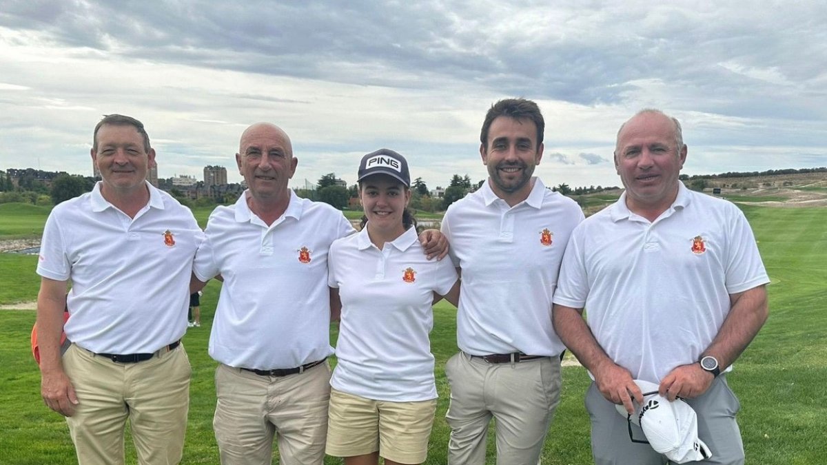 Equipo español de golf adaptado.
