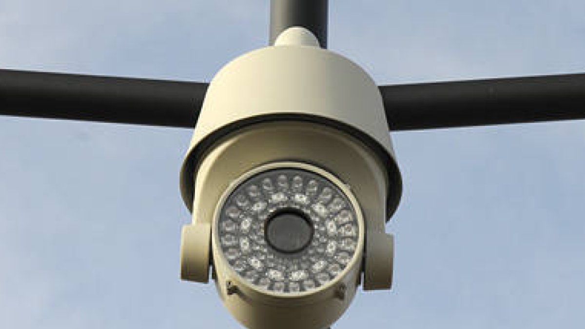 Cámara de videovigilancia.
