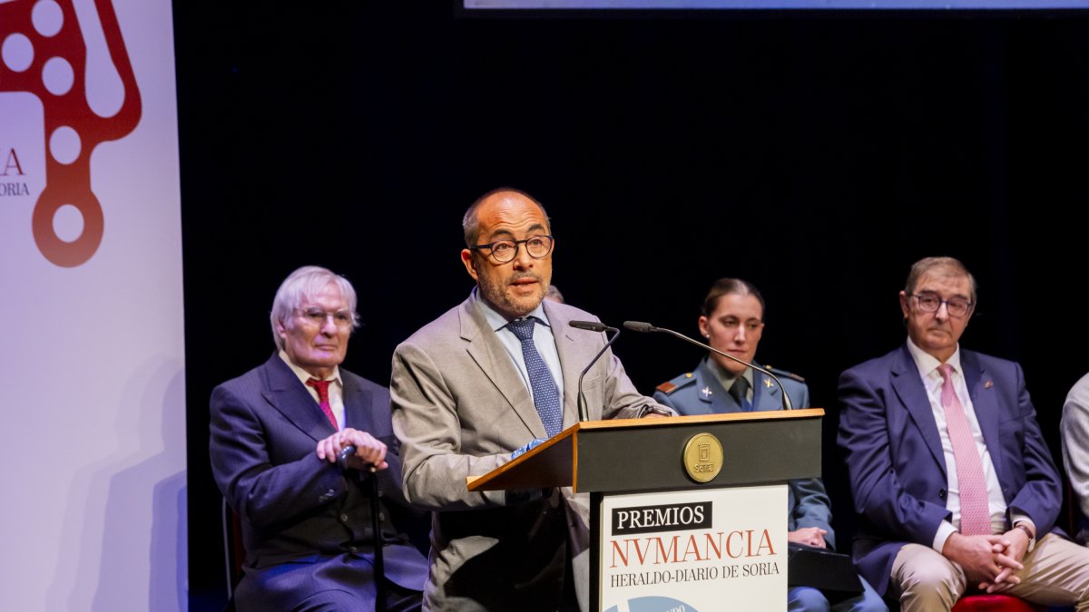 Luis Rey durante su intervención.