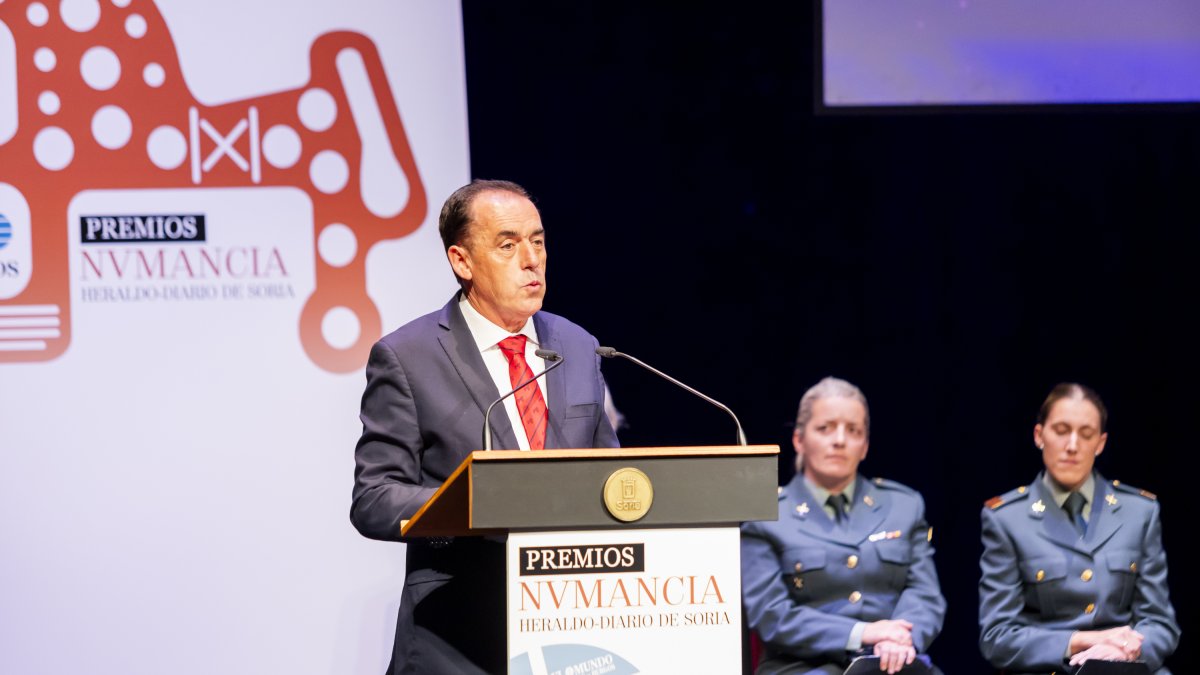 El presidente de la Diputación provincial de Soria, Benito Serrano.