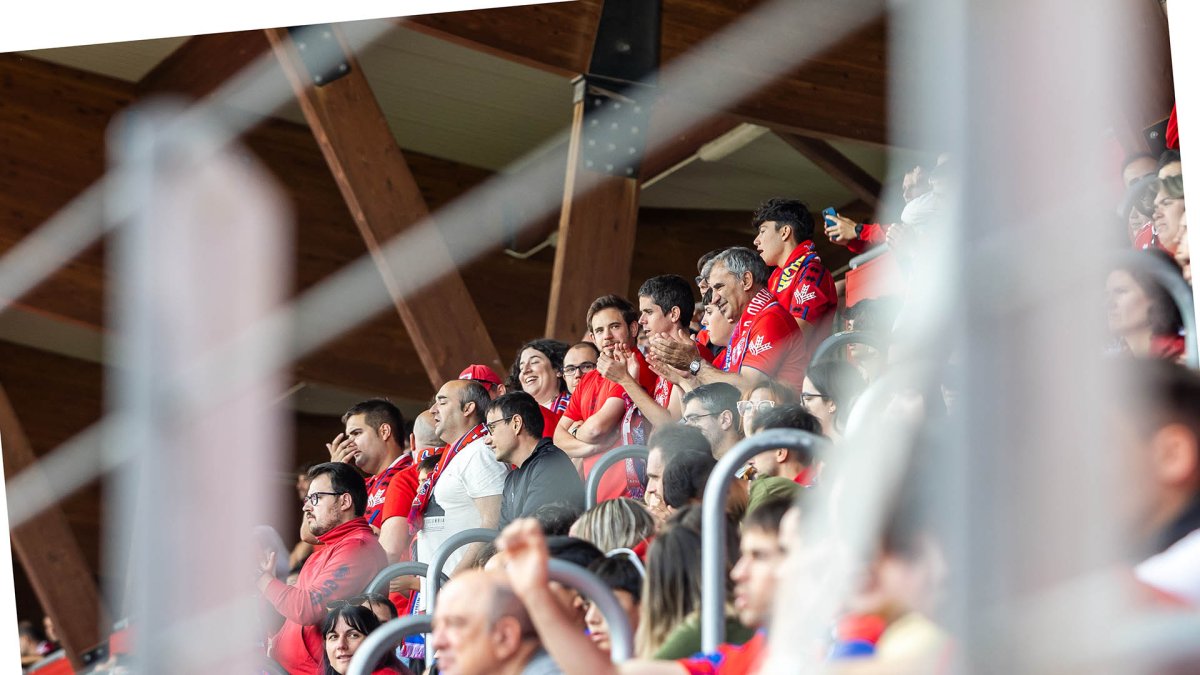 El Numancia está encontrando respaldo desde la grada.