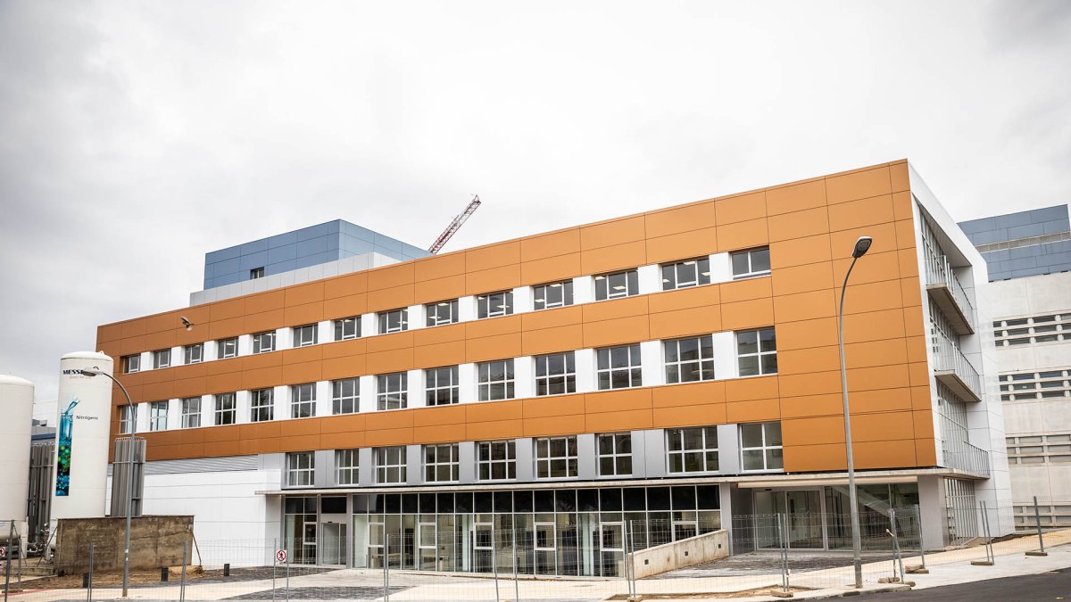 Obras de la segunda fase del hospital en una imagen de archivo.