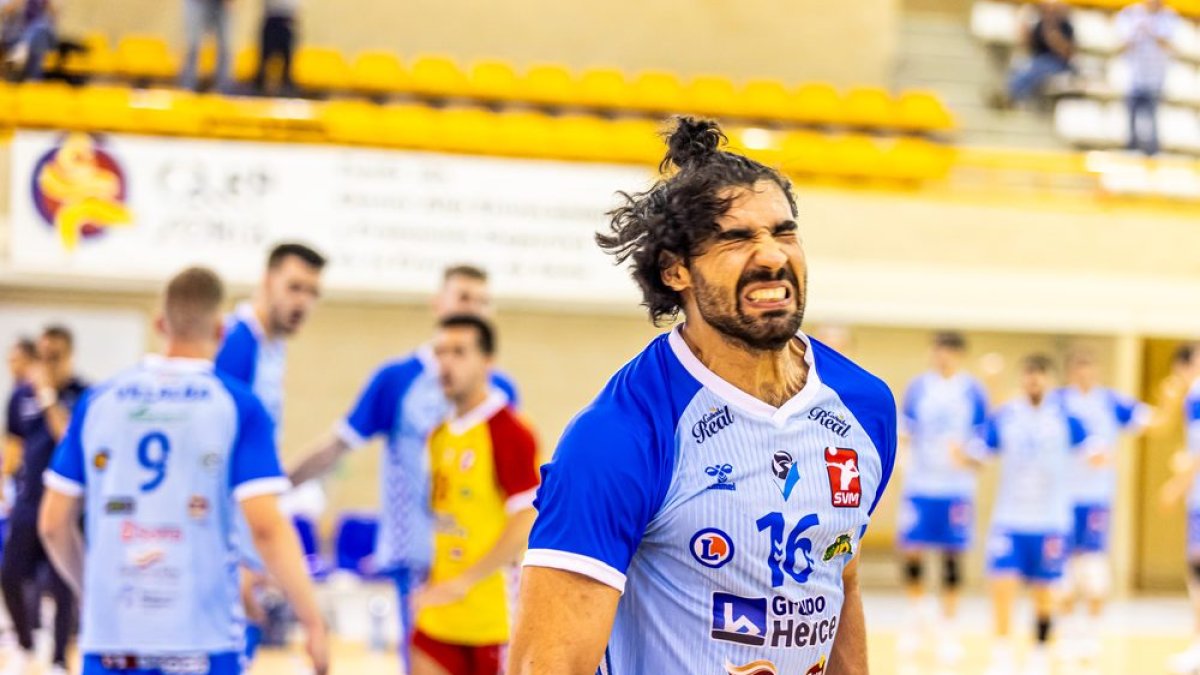 Bruno Cunha fue autor de 32 puntos en el triunfo celeste ante Melilla.