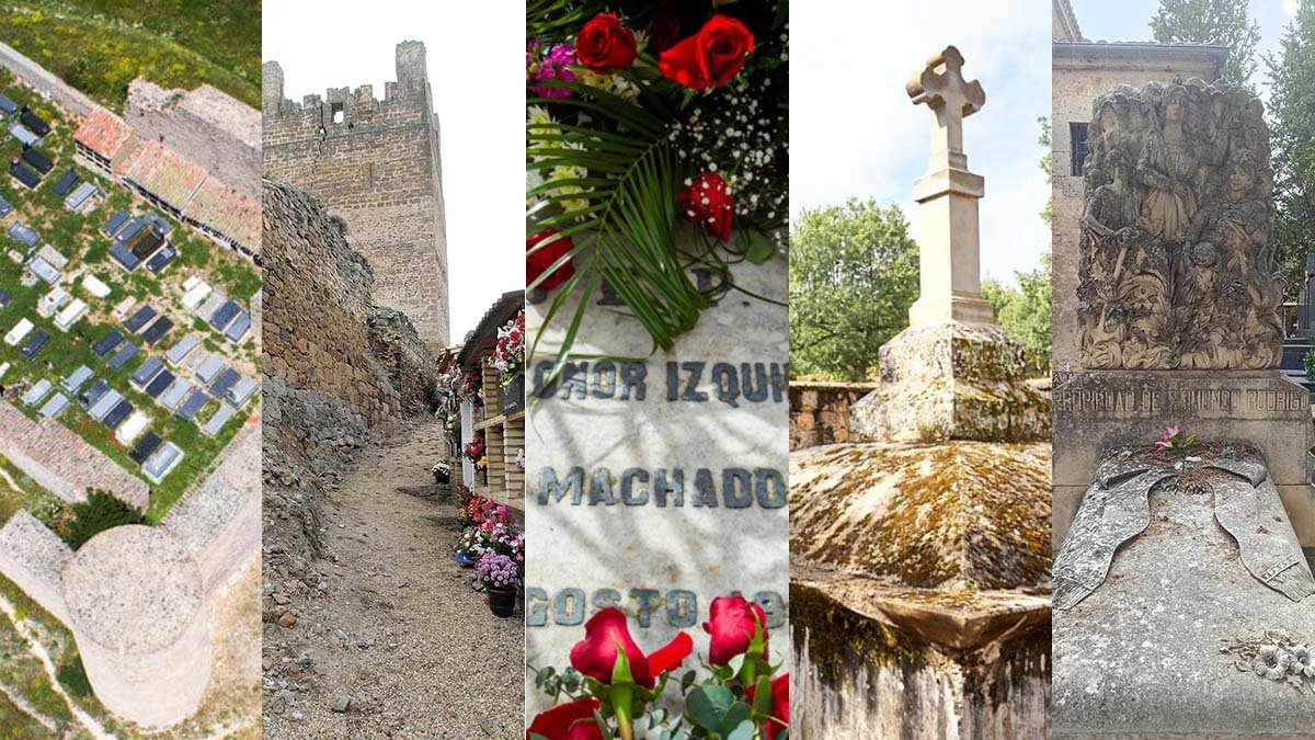 Los cementerios de Medinaceli, Vozmediano, Soria, La Muedra y El Burgo merecen una visita.