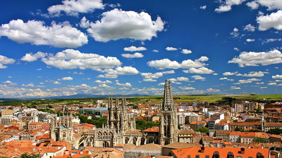 Panorámica de la ciudad de Burgos.