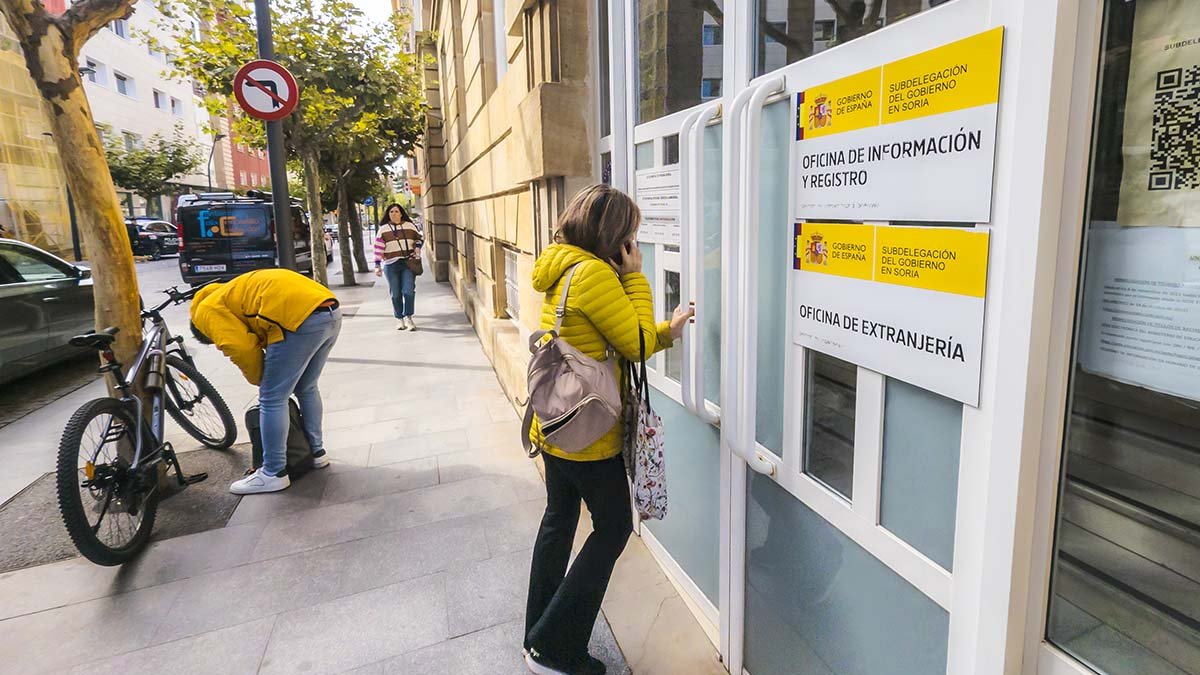 Oficina de Extranjería en Soria.