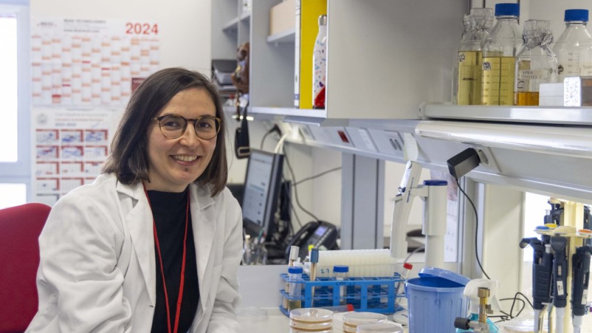 La investigadora Cristina Viéitez del IBFG