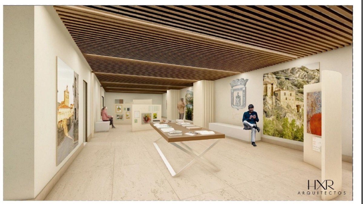 Una de las imágenes del proyecto de las obras de la Casa de Soria en Madrid.