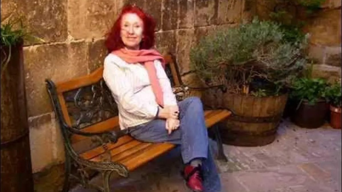 Berta Lombán Guerra, pintora que ha donado una parte de su herencia a la Diputación.