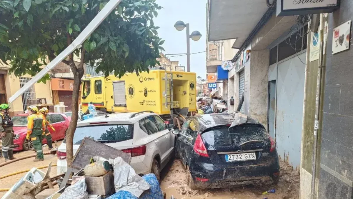 Imagen de la destrucción en Paiporta.