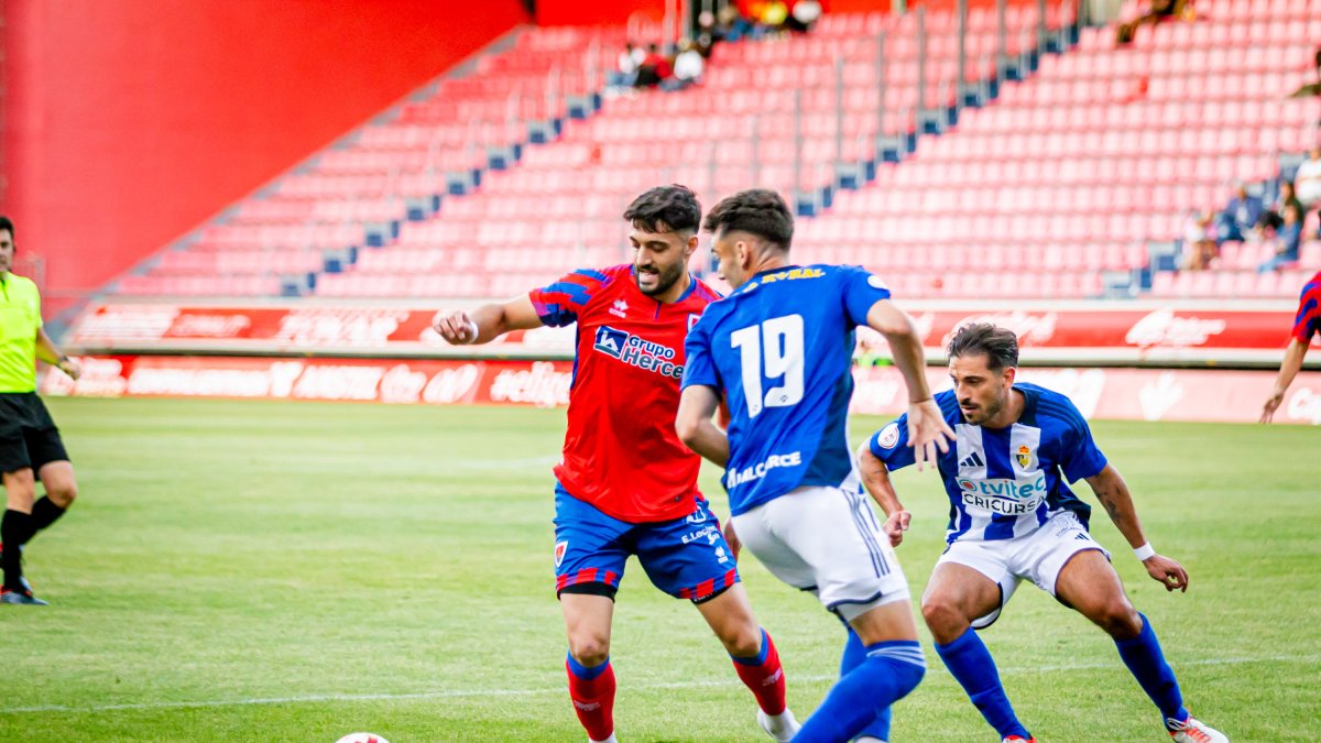 Jony es el pichichi del Numancia con cinco goles.