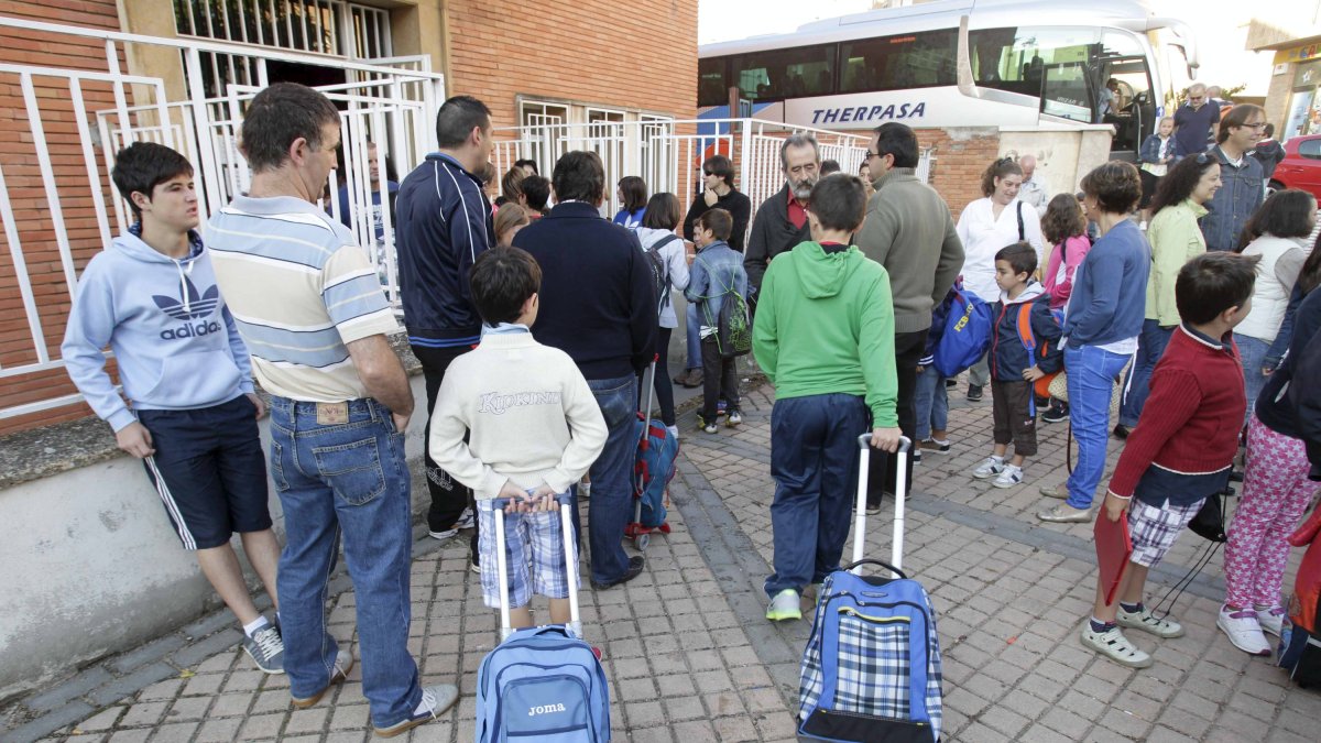 Vuelta al cole en una imagen de archivo.