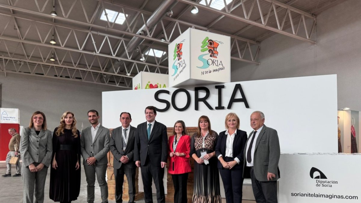 Mañueco visita el estand de Soria este viernes, jornada para profesionales.