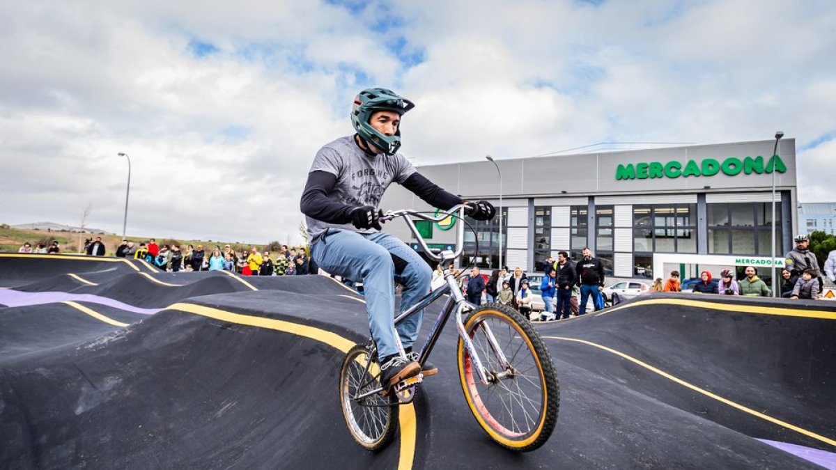 Pista de 'pumptrack' de Santa Bárbara, una de las iniciativas surgidas de los presupuestos participativos