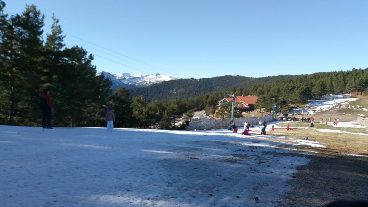 El Punto de Nieve de Santa Inés en una foto de archivo.