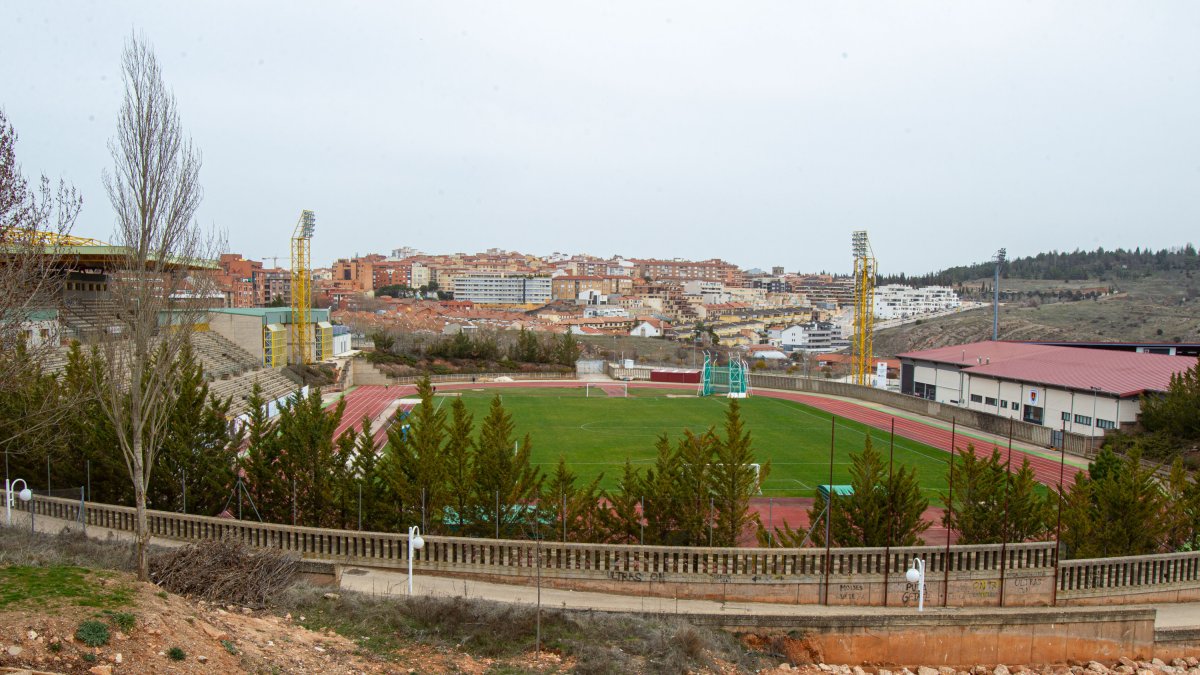 El Numancia entrenará temporalmente en el anexo de Los Pajaritos.
