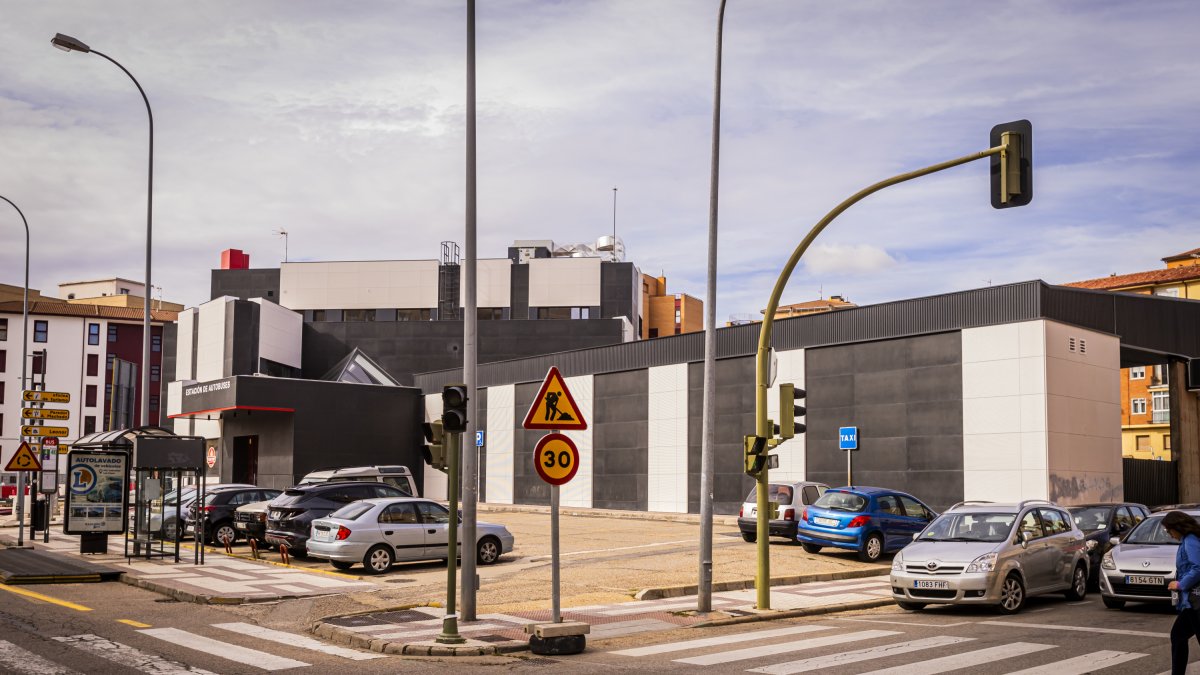 Estación de autobuses de la capital. MARIO TEJEDOR