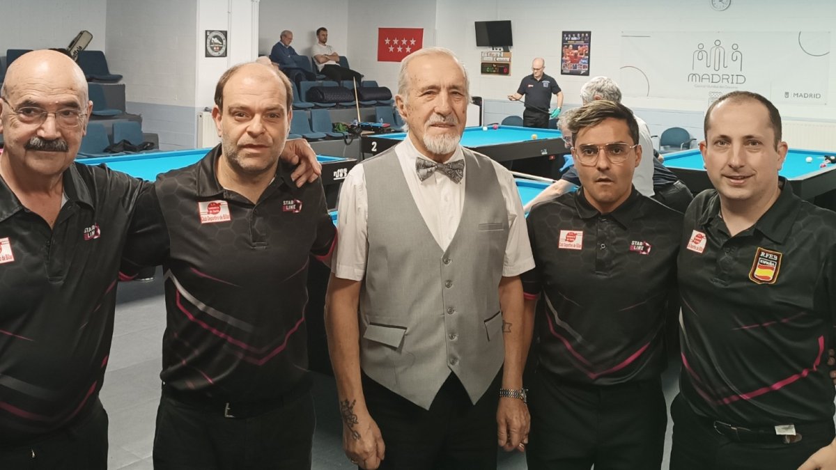 Camarero, Molina, Jesús, Jorge y Carlos.