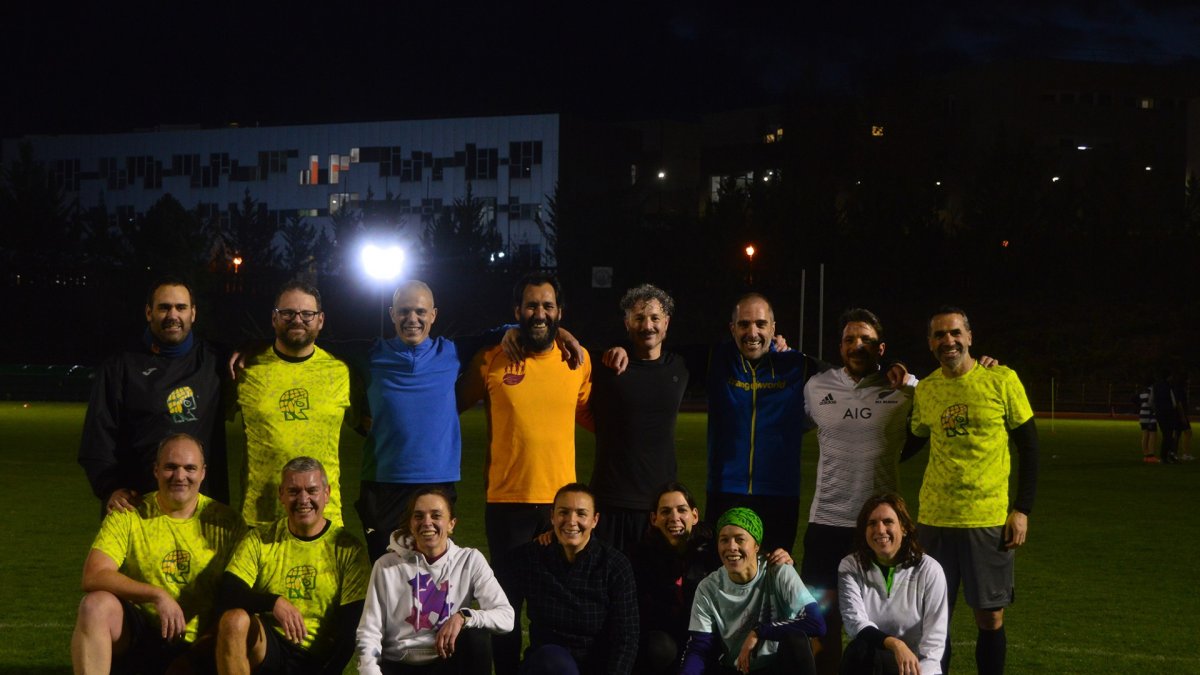 Los integrantes de la nueva sección del Ingenieros de Rugby.