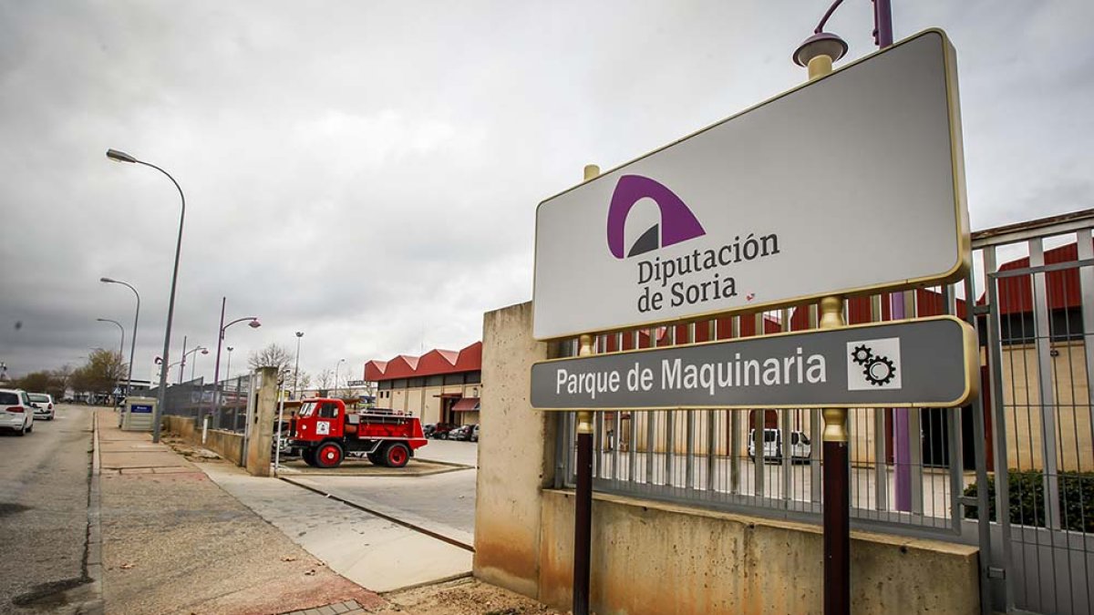 Parque de maquinaria de Diputación.