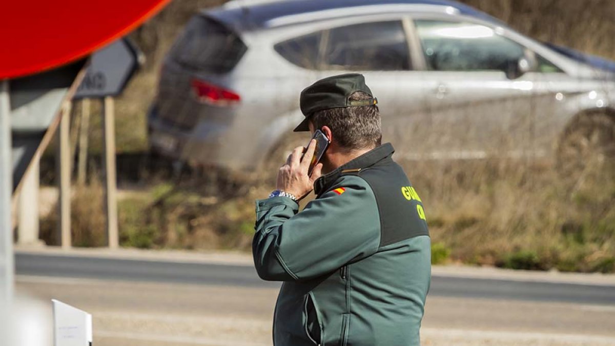 Efectivo de la Guardia Civil en la provincia.