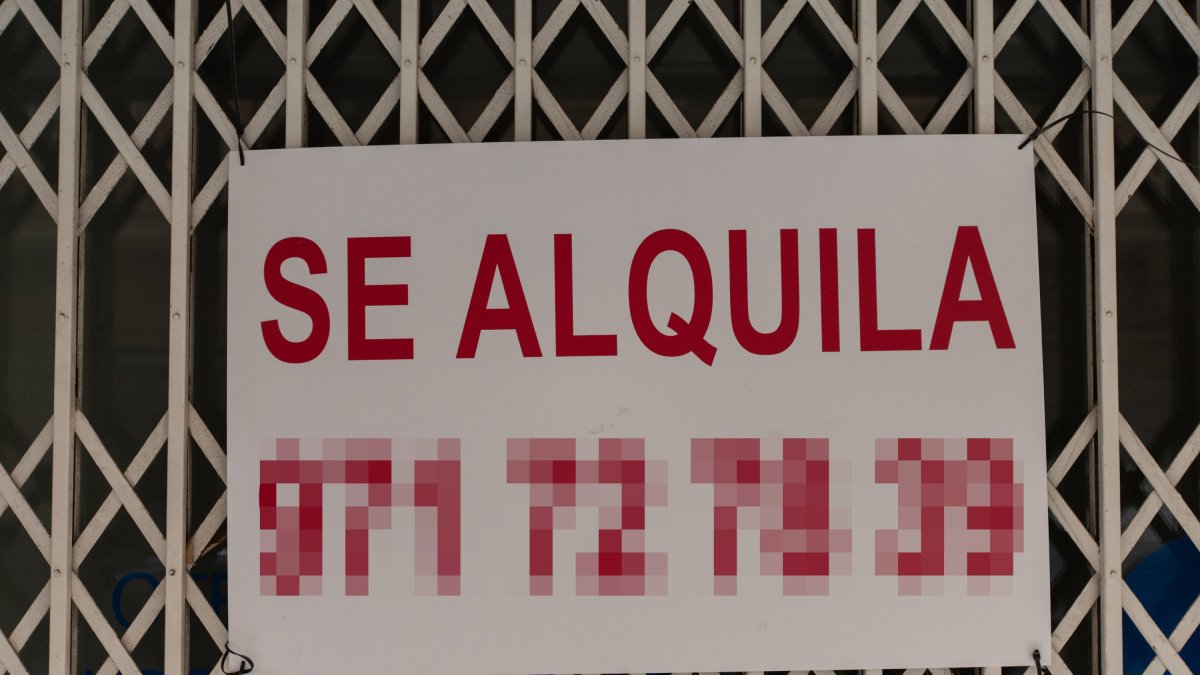 Vivienda en alquiler.