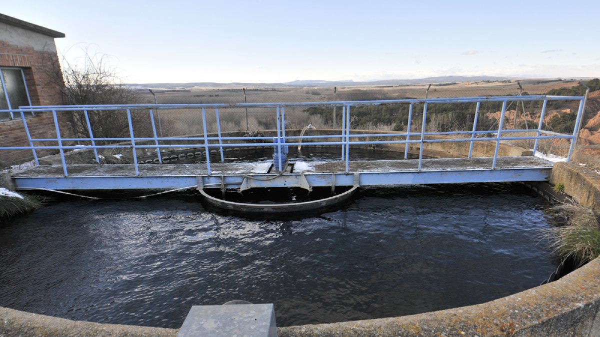 Infraestructura hidráulica en Ribarroya.