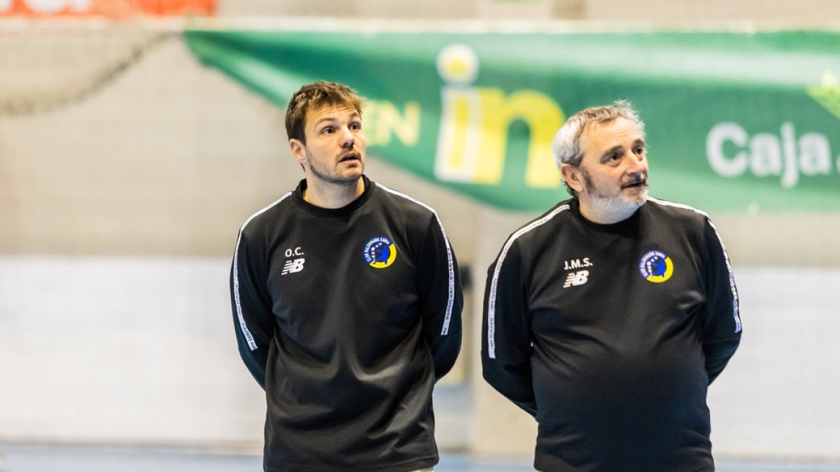 Oriol Castellarnau poco antes de un encuentro en el San Andrés