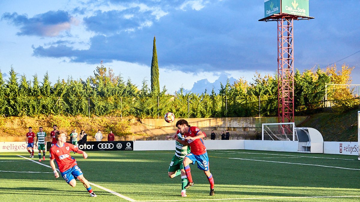 El Numancia B logró su quinta victoria consecutiva.