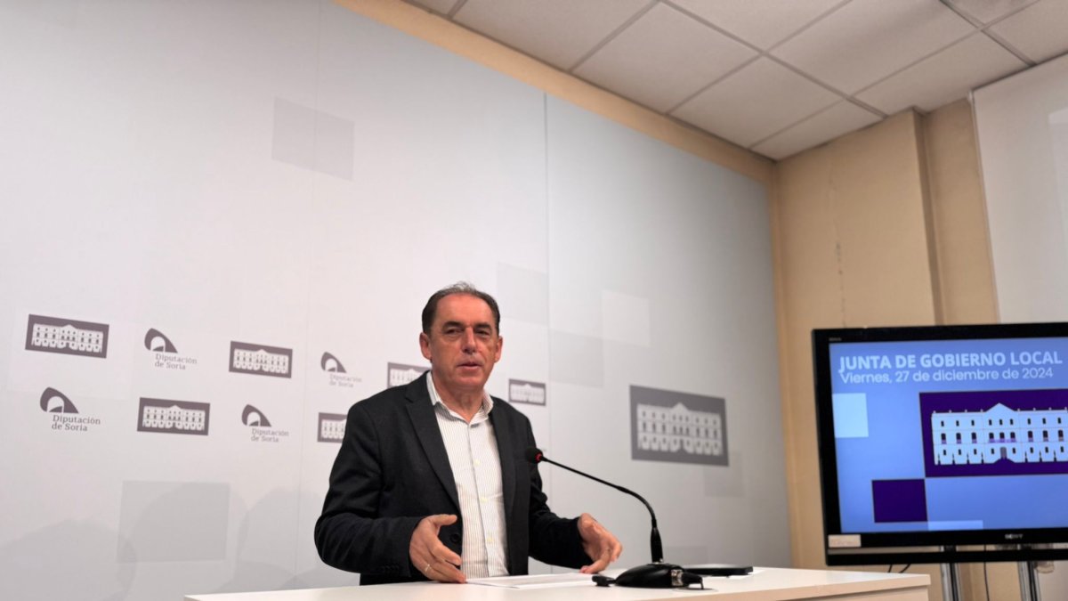 El presidente de la Diputación de Soria, Benito Serrano.