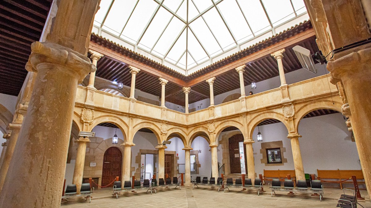 El palacio de los Condes de Gómara es la sede de los juzgados de Soria.