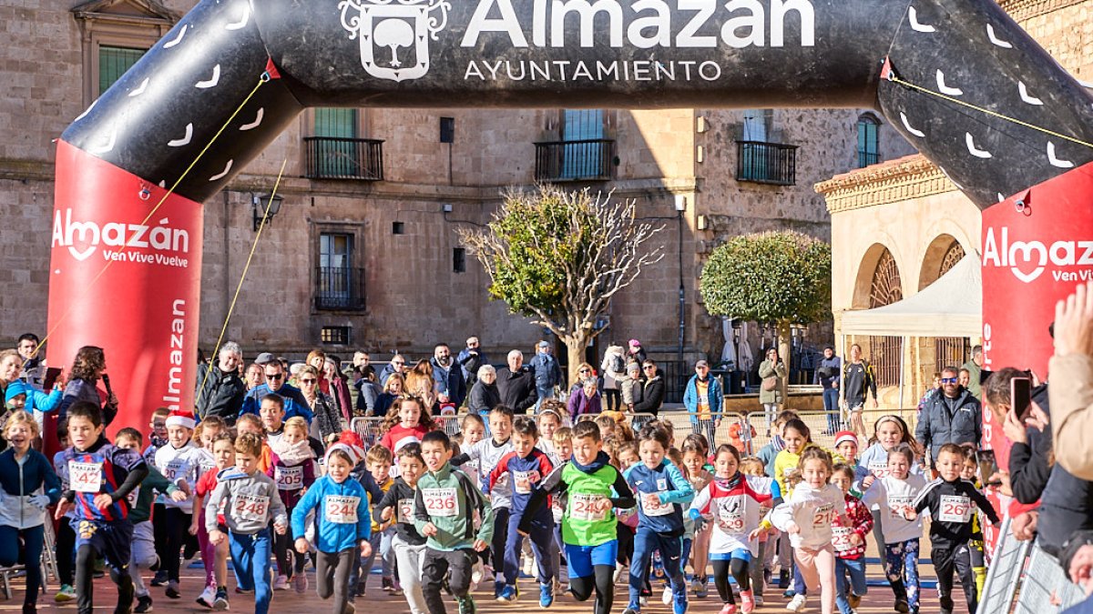Participantes en la Carrera de Almazán.