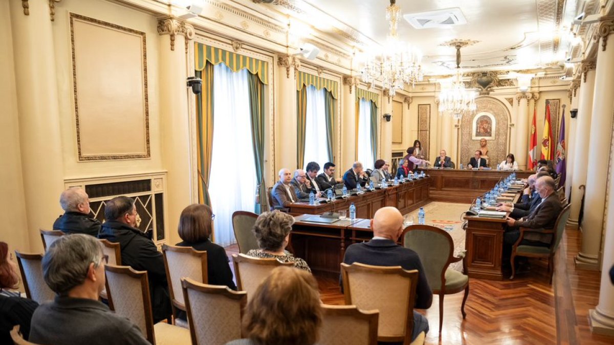 Pleno de la Diputación provincial de Soria.