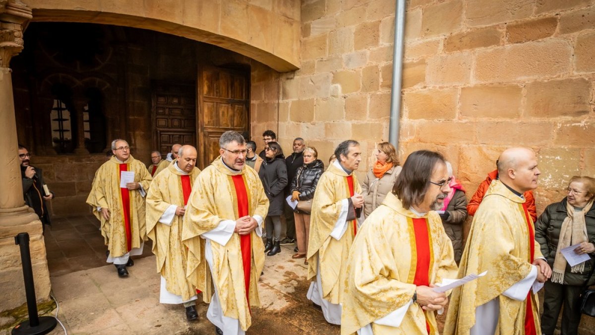 Numerosos fieles se acercaron a la Concatedral en el inicio del año Jubilar. 