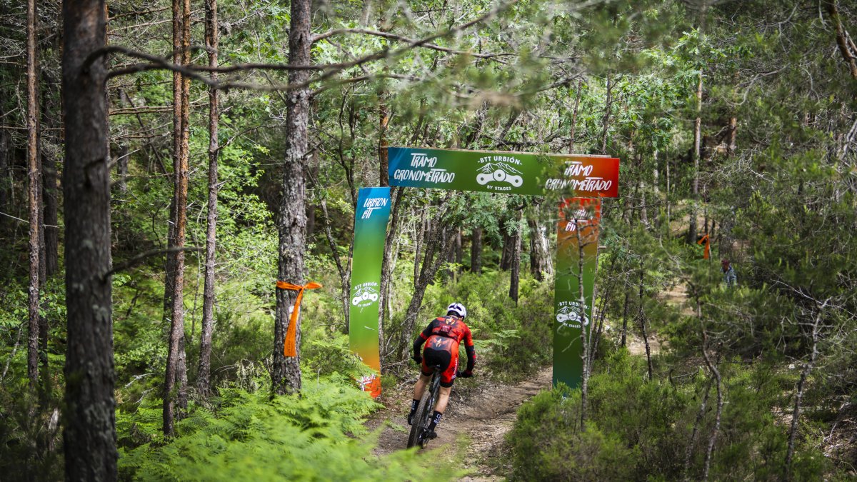 Una imagen de la prueba de BTT Desafío Urbión.