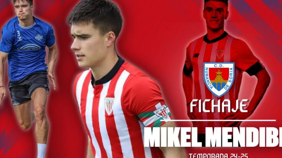 Mikel Mendibe reforzará el eje de la defensa del Numancia.