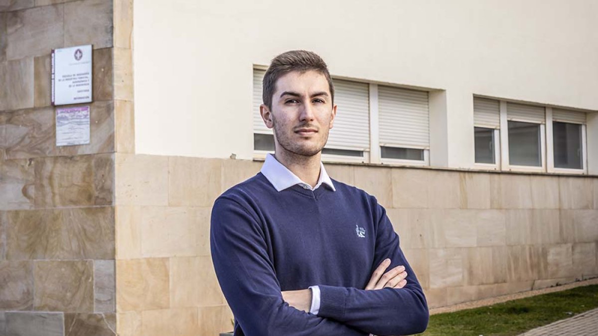 Adrián Gil, autor del estudio económico sobre las exportaciones en Soria.