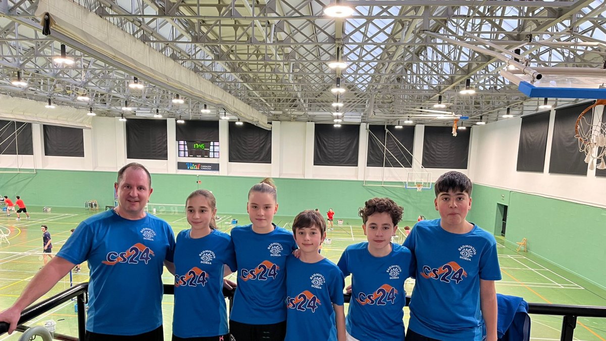 Representantes sorianos en la prueba celebrada en Vitoria.