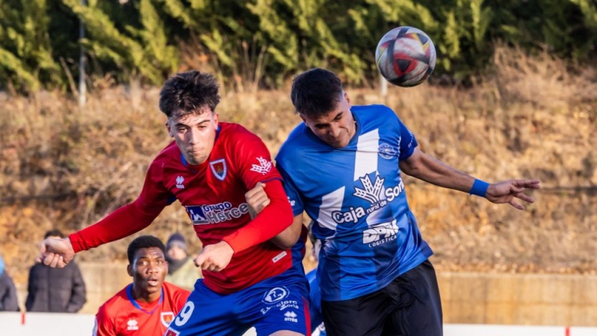 Marti lograba el gol del empate para el Numancia B ante el colista.