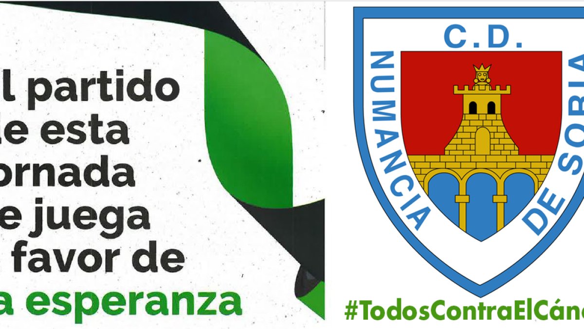 El Numancia se suma a la campaña contra el cáncer.