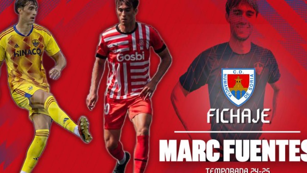 Marc Fuentes es un centrocampista que también puede jugar de central.