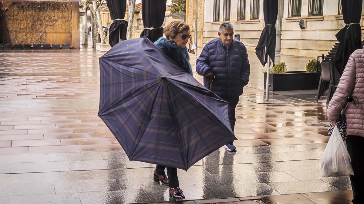 La Aemet activa los avisos en Soria por fuertes rachas de viento.