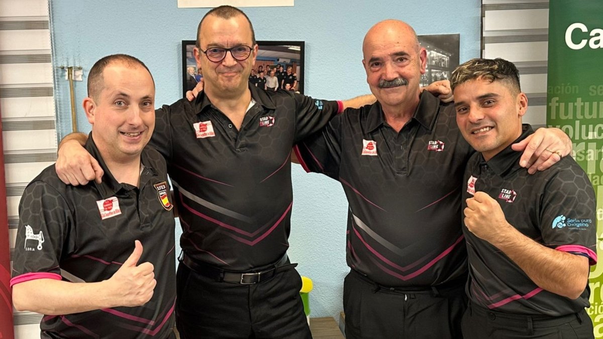 Los sorianos Cortés, Martinicorena, Camarero y Sánchez.