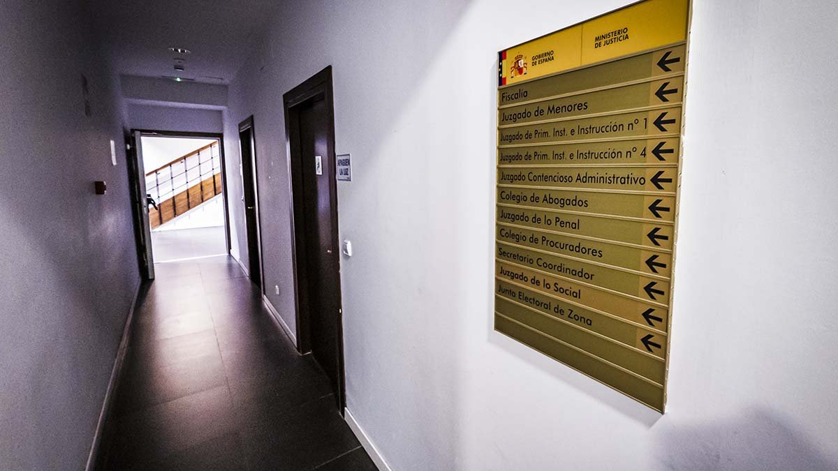 Dependencias del Colegio de Abogados en el palacio de justicia de Soria.