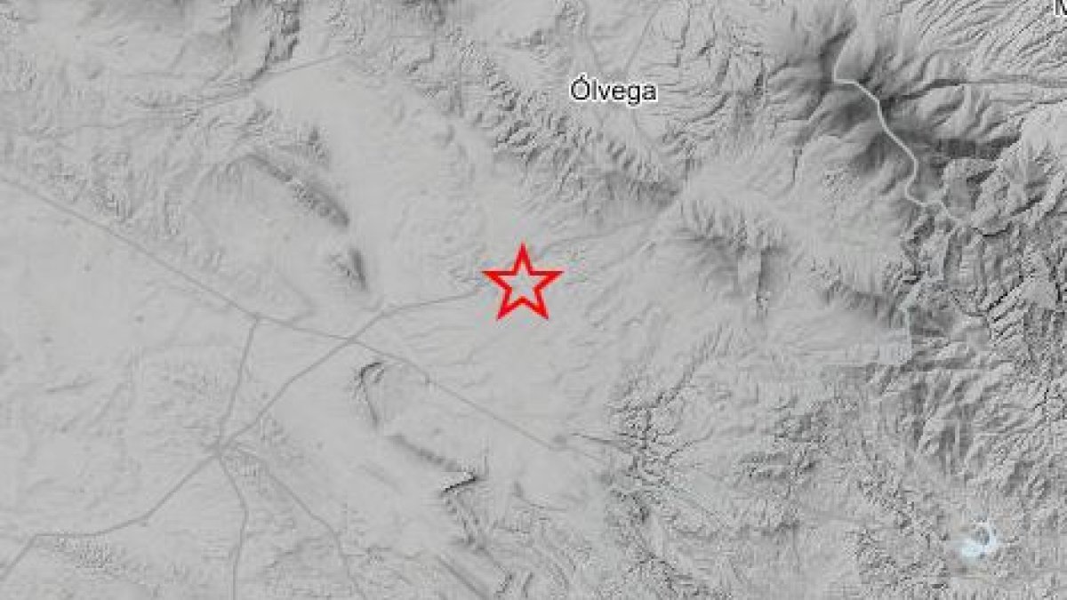 Indicador del terremoto en Noviercas.