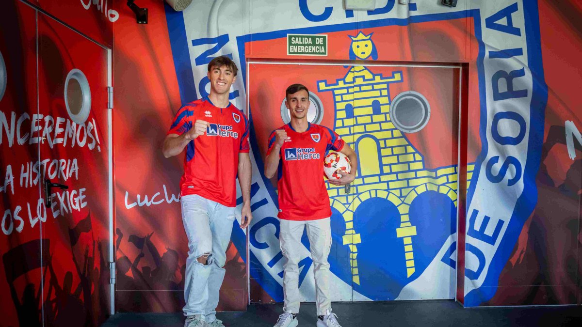 Marc Fuentes y Carlos González podría estrenarse como titulares en el once del Numancia ante el Llanera.